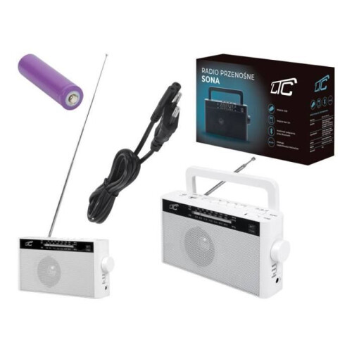 Radio portable Bluetooth LTC Retro Sona AUX microSD USB 1