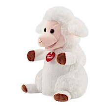 Pupazzo a mano Pecora in peluche bianca per bambini - Trudi