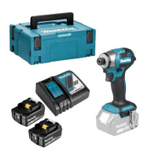 Parafusadeira de impacto - MAKITA - DTD173RTJ - 180Nm - 18V - 2x5.0Ah