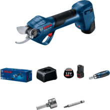 Baumschnittschneider - Bosch Pro - Akku - 12 V Lithium-Ionen - Farbe Schwarz, Blau