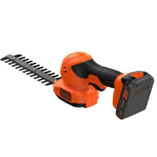 Langaton pensasleikkuri ja ruohosakset + 2Ah akku + laturi - BLACK&amp;DECKER - BCSS18D1-QW - 18V