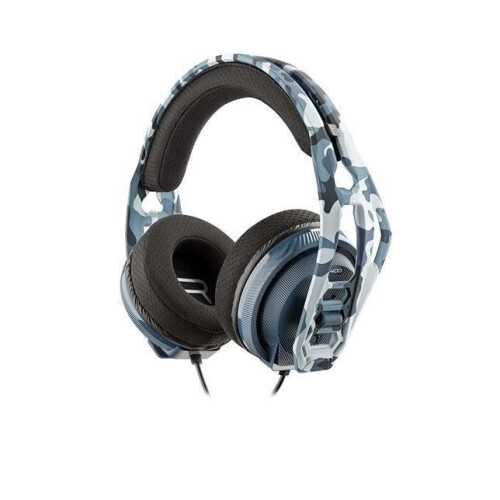 Plantronics Cuffie da Gaming Stereo - PLANTRONICS - RIG400HS - Cablate - PS4 - Blu camo