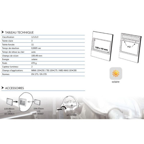 LCD lasmasker Expert 11 GYS 040755 2