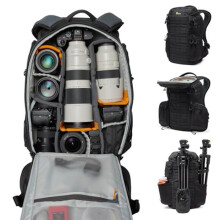 Sac à Dos Photo - Lowepro - ProTactic BP 450 AW III - 4 Points d’Accès - Confort ActivZone - Tissu Recyclé