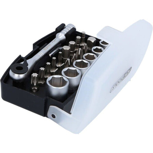 Schroevendraaierbit - KS TOOLS - 911.2010 - 24 stuks - Chroom vanadium - Plastic doos 1