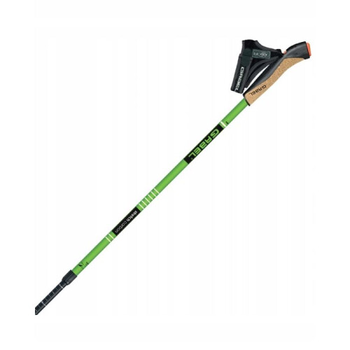 Bâtons de marche nordique GABEL Stretch Carbon, système NCS, carbone 2