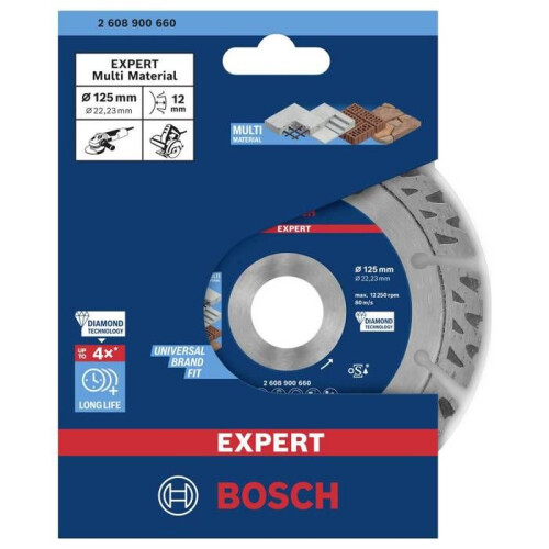 Bosch Disco de corte diamantado multimaterial BOSCH Expert 125 mm - 2608900660 2
