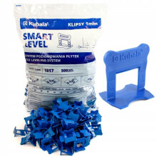 CLIPS DE NIVELAMENTO KUBALA 1817 1 MM 500 PEÇAS