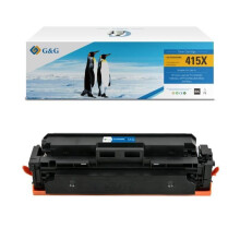 Toner compatível - G&G - HP 415A W2030A - Preto - 7500 páginas - Para LaserJet Pro M454/MFP M479
