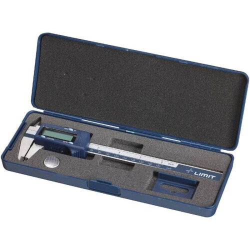 Calibrador digital - LIMIT - CAD150CDH - DIN 863 com bicos duplos - Ajustável mm/polegadas - Botão de reset 1