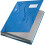 Parapheur - LEITZ - 18 Compartiments - A4 - Bleu - Reliure Mat Satinée 1
