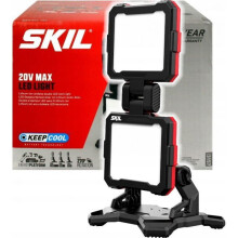 Proyector LED inalámbrico doble - SKIL - 20V Max (18 V) - hasta 1800 lúmenes - 3 niveles - cabezales orientables - 3157 CA