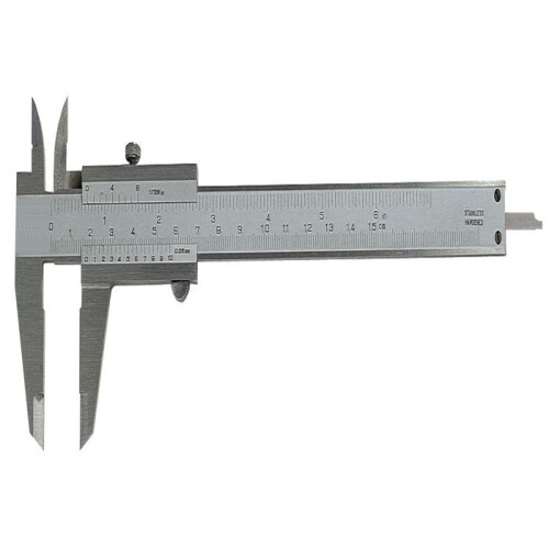 Schieblehre - MIB - CSV3039 - Edelstahl - Präzision 0,1 mm - 4 Messoptionen