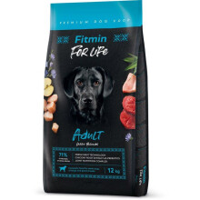 Fitmin For Life Hond Volwassen Grote Rassen 12 kg