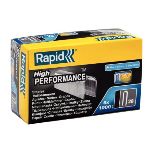 Rapid Grapas galvanizadas RAPID para cables - N28/11 mm