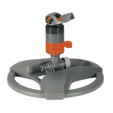 Turbina de riego GARDENA sobre trineo Comfort – Superficie 450m² – Alcance 12m máx – Riego 20 a 360 – 5 años de garantía (8143-20)