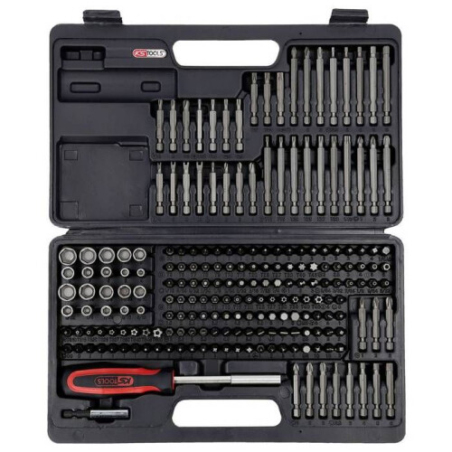 Strumenti e accessori - KS Tools - 911.2008 - Set di 208 punte di sicurezza - 6mm - Nero 1