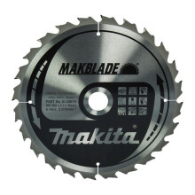 Zaagblad - MAKITA - 260x30x24Z - Hardmetaal - 24 tanden - Voor kettingzagen en verstekzagen