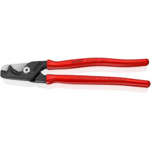 Kabelschneider - KNIPEX - 95 11 225 Stepcut XL - Brüniertes Kunststoff - Präziser Schnitt - Anti-Quetsch-Schutz
