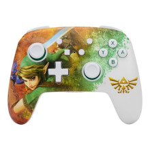 Spielcontroller - NINTENDO - Power A Enhanced - Kabellos - Aquarell - Nintendo Switch