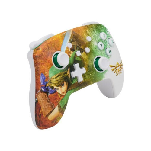 Nintendo Gamecontroller - NINTENDO - Power A Enhanced - Draadloos - Aquarel - Nintendo Switch 1