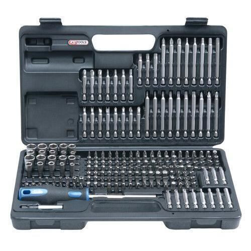 Strumenti e accessori - KS Tools - 911.2008 - Set di 208 punte di sicurezza - 6mm - Nero