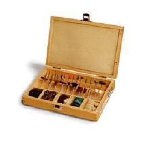 Kit di attrezzi per seghe a scrollo - Scheppach Kity - 103 pezzi - Colore marrone - Macchina utensile