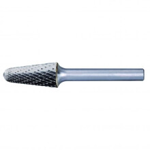 Fraise sur tige conique à bout arrondi en carbure métallique KEL PFERD - Diamètre de tige 6 mm