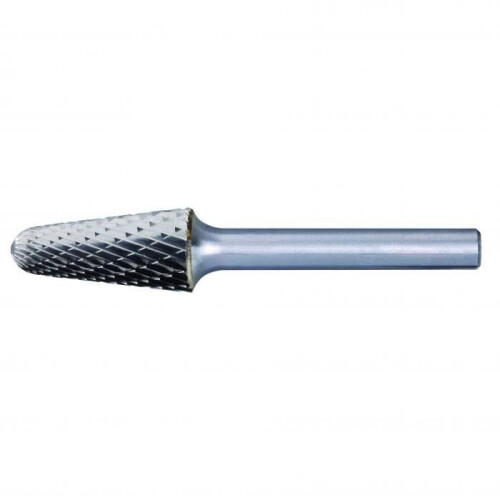 Conische stiftfrees met afgeronde punt van KEL PFERD - Stangdiameter 6 mm
