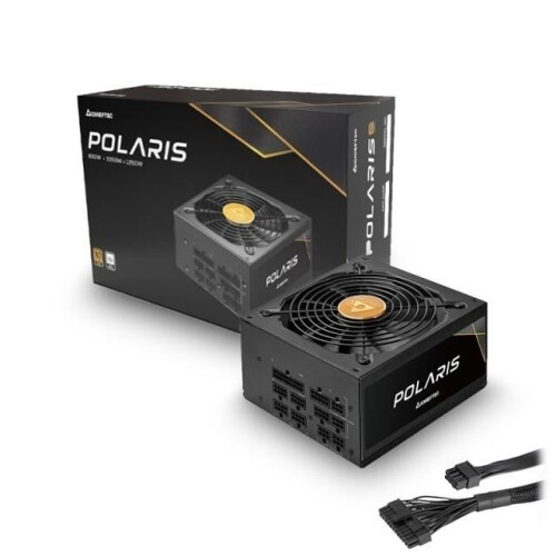 Voeding - CHIEFTEC - PPS-1250FC - 1250W - Zwart - Compatibel met desktopcomputer