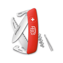 Couteau suisse - FELCO - 505 - 10 fonctions - Lame inox - Poignée résistante