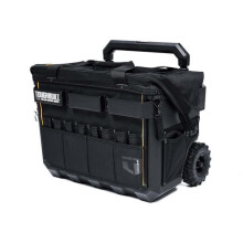 Bolsa de Ferramentas - TOUGHBUILT - Corpo Duro Boca Larga XXL 55cm - 8 Compartimentos - Resistente - Preto