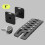 Verstelbare halter - ZIPRO - SQUARE - 16 kg - Staal - Antislip handvat 3