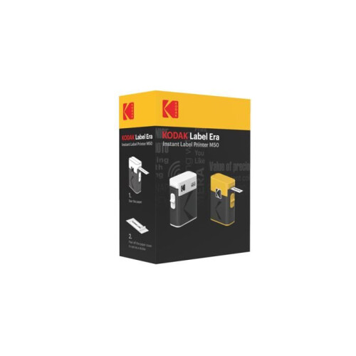 Kodak KODAK Rótulo de Memória ERA M50 – Impressora de Etiquetas Sem Fio Compacta, Bluetooth, Compatível com iOS e Android - Branco 2