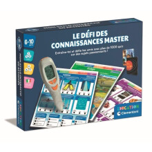 CLEMENTONI - Die Herausforderung des Wissens Master - Über 1000 Quiz - Allein oder zu zweit - Sprachstift - Ab 7 Jahren