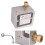 Touchless Urinal Flush Kit Featuring Sensing Technology And Automatic Flushing System With Stainless Steel Panel And Water Saving Design For 2