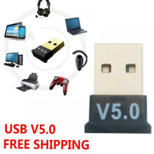 Bluetooth Adapter for PC, USB Bluetooth 5.0 Dongle for Windows 11/10/8/7/XP, compatible with Mouse, Keyboard, Headset, Speaker