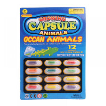 Creaturi animale acvatice Amazingfashion, 25x14x0,9 cm, burete, culori asortate, 12 buc.