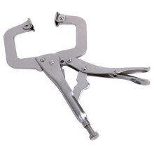 LLDI Mini Welding C Clamps Mole Vice Grip Locking Pliers Sheet Metal Plier