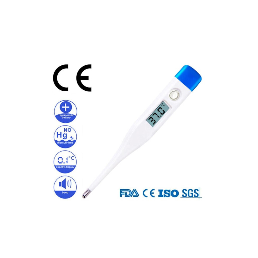 Digital fever thermometer with LCD display-Fever thermometer