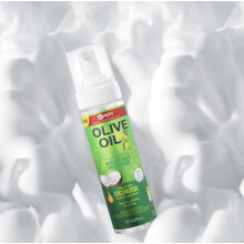 Olive Oil Curl Defining Mousse and Anti Sheen Finishing Spray for Soft Natural Curls