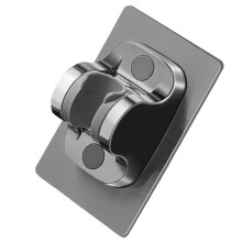 Shower Head Holder with Adjustable Angle and Strong Suction for Home or Travel Use Gray
