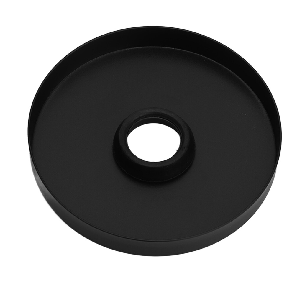 Large Shower Arm Flange 304 Steel G1/2In Pipe Escutcheon Plate Black Finish 9451382193063
