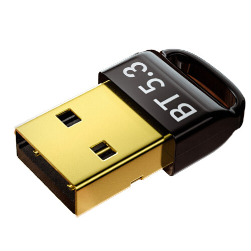 Bluetooth Adapter for PC, Plug N Play Broad Application Wireless Transmitter, Supports Up To 7 Devices Simultaneously With Dual Mode, For Desktop 1