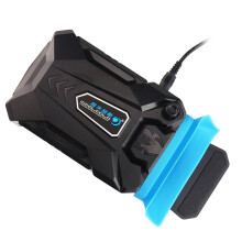 Eease Air Draft Computer Radiator USB Laptop Side Suction Radiator Practical Computer Accessory (Black)