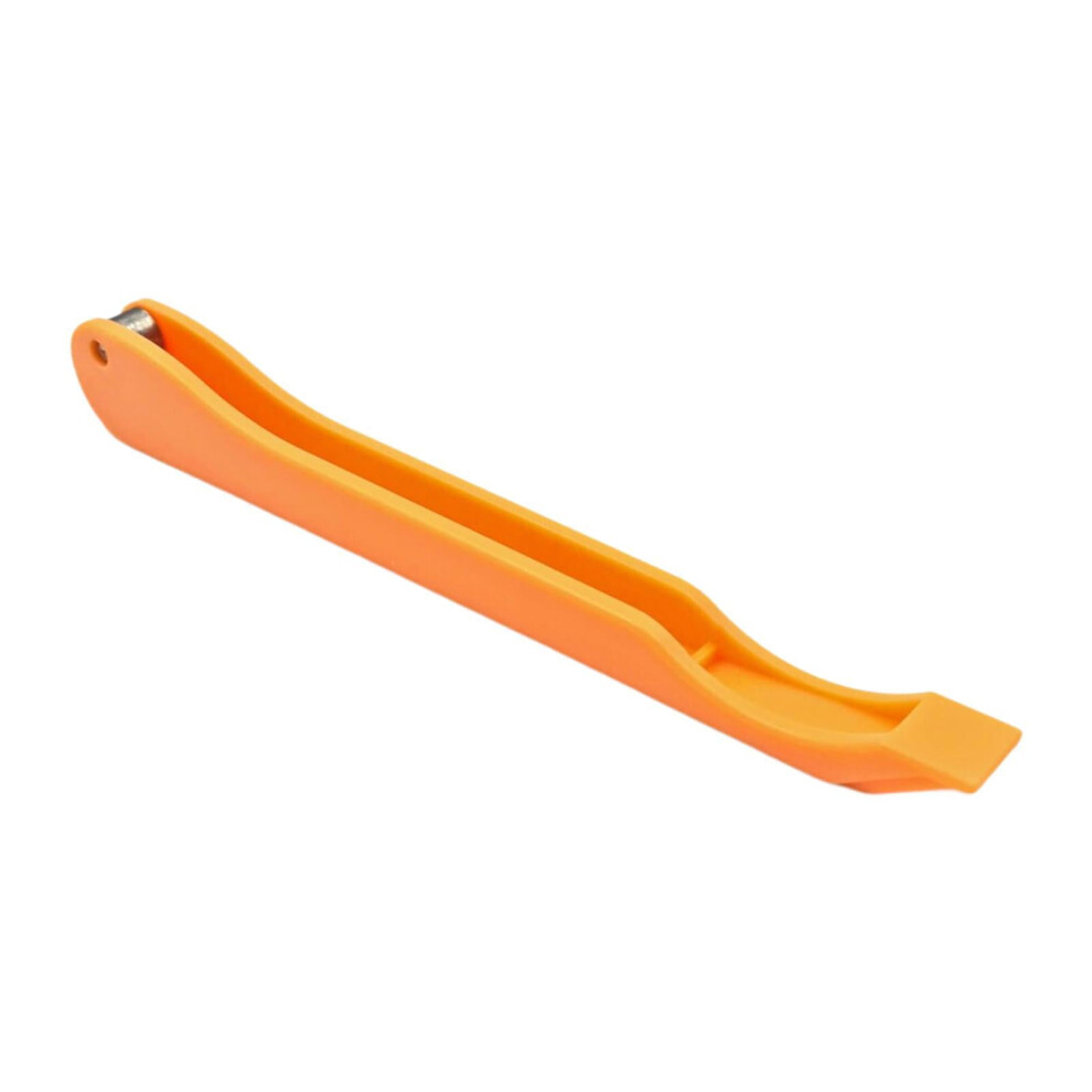S Serenable Hand Foiling Tool, Ergonomic, Hand Foil Wrapper, Short Foil Crimper, Copper Foil Wrapping Tool For 7/32Iinch Foil Tape Orange 9482828569517