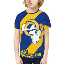 Rams Youth Short Sleeve Shirt for Boys and Girls Sports Football Team Logo for Baseball Fans Gifts