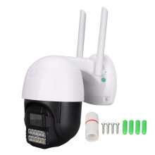 Wireless Outdoor Security Camera Suitable For A4 Size Installation Area, Full Color Night Vision, Two Way Audio And Motion Detection For Easy Setup