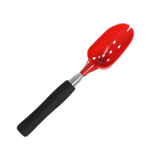 Cailmei Portable Ear Spoon Ear Spoon Aluminum Alloy Mini Spoon Telescopic Fishing Bait Casting Spoon Red Free Size
