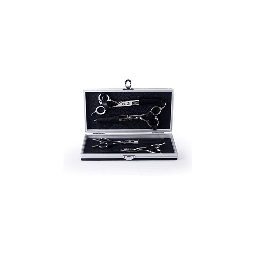Black Hairdressing Scissor Case With Multitool Storage For Professional Barber, 22.2X11.2cm